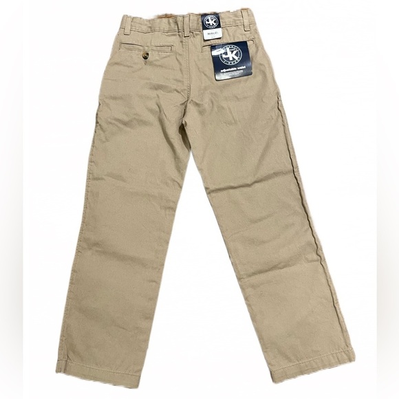 ⭐️ J. Khaki Rugged Tan Boys Pants | Adjustable Waist | Size 10 Husky - Picture 2 of 8